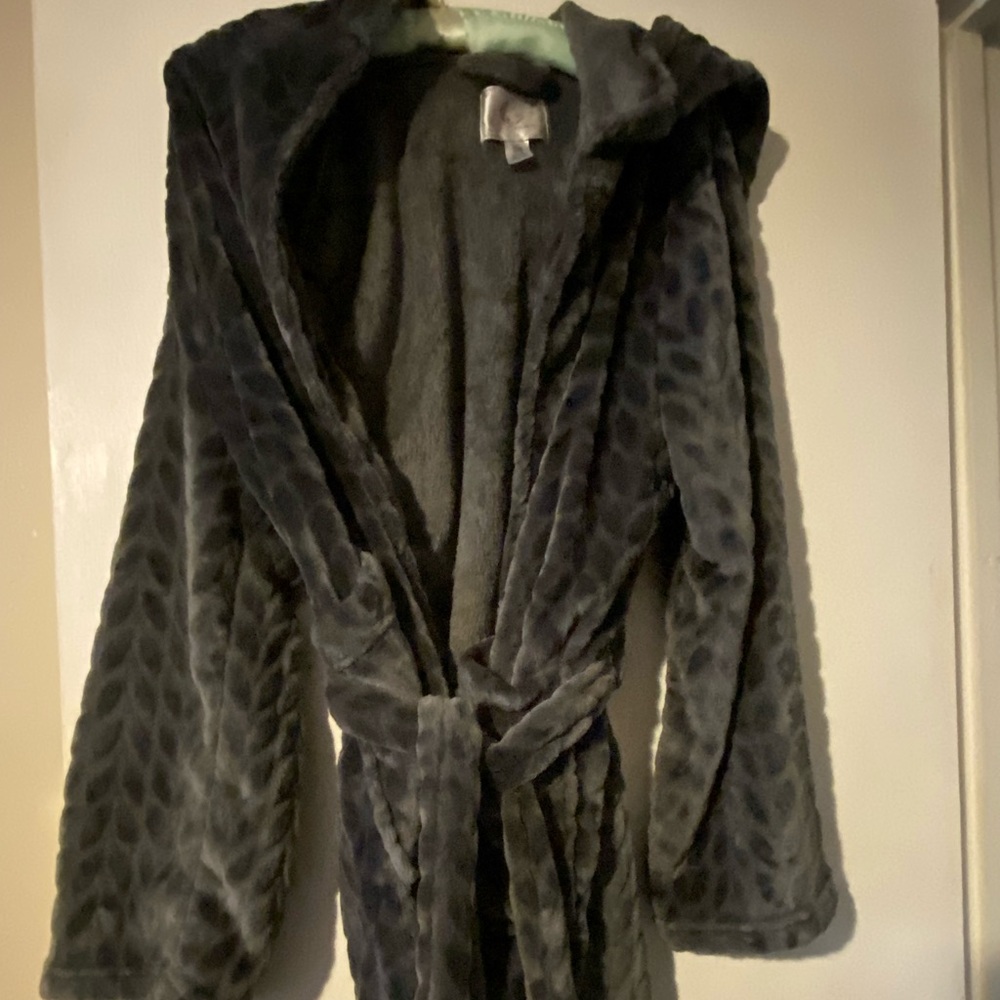 Hooded PJ Couture Fleece Robe.